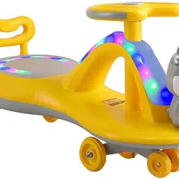 joyride Premium Panda Rapid Swing Car |Dashing Lights Music Rideons & Wagons Non Battery image 1