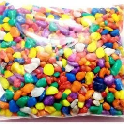 hh enterprises Multicolor Pabbles/Stone For Garden, Plants, Aquarium & Home Decor Marble Regular Asymmetrical Marble Pebbles-picture-16