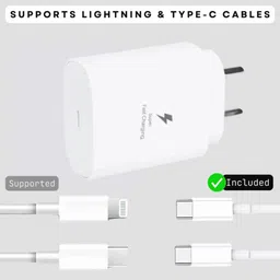 RoarX 25 W PD 3 A Wall Charger for Mobile with Detachable Cable image 3