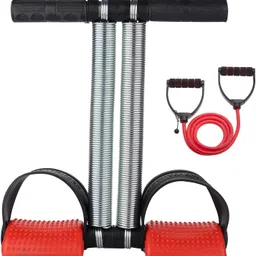 fitness scout Combo Tummy Trimmer Single Rope Toning Tube Home Gym Exerciser (Pack of 2) Fitness Accessory Kit Kit image 1