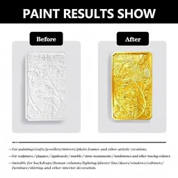 ask vark wala Metallic Colour Acrylic Paint 50 ML Non Toxic, Non Fading Paint for Art Painting image 4