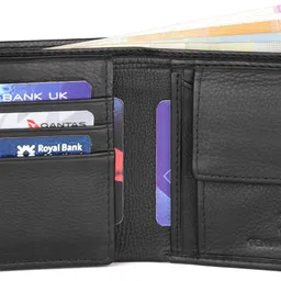 provogue Men Casual, Evening/Party, Formal, Travel Black Genuine Leather RFIDWallet image 3