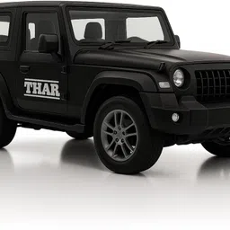 b2toys 1:32 Scale Diecast Metal SUV Thar Car Toy for Kid (Open Door, Music & Pull Back)-picture-20