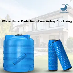 slpa smartlive pureaqua Dreamaqua Basic+ Water Softener for Overhead Tank for Whole House Solid Filter Cartridge image 2