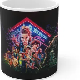 couples emotion Stranger things (ST 01) printed white Ceramic Coffee Mug-picture-12