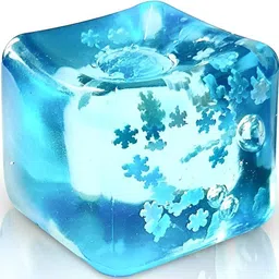 vattu Snowflake Ice Cube Stress Ball - Slow Rise Squishy Fidget Toy for Kids & Adults-picture-21