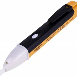 vck Voltage Tester 90~1000V AC Electric Voltage Power Detector Alert Sensor Tester LED Light Non-Contact Pen (Yellow) Analog Voltage Tester-picture-21