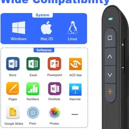 BTS Clicker for Laptop Presentations with Wireless Presenter Remote, PP - 02 Presenter image 4