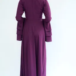 diyaz Women Maxi Purple Full Length Dress image 2