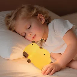 unzag Kids Night Light Cute-Capibara Silicone Lamp in Animal Shape White Noise LED Night Lamp-picture-40