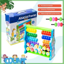 Abacus Frame Deluxe Educational Toy Counting Learning Kit-image-4