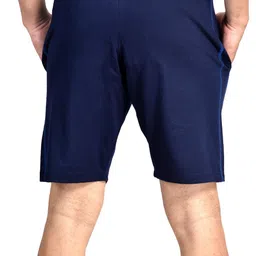 tom burg Pack of 2 Solid Men Blue, Grey Regular Shorts image 5