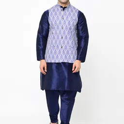 kaifoo Printed Men Waistcoat image 5