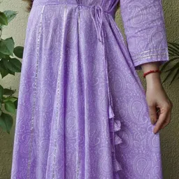 saanwari Viscose Rayon Stitched Anarkali Gown image 5