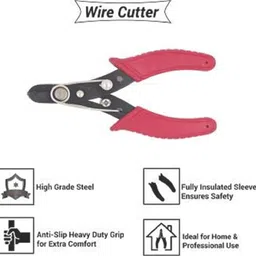 trishul India Hand Tool Kits (Plier, Wirecutter, Line Tester, Screwdriver Set) 4Pcs. Combo4 best items Lineman Plier image 3