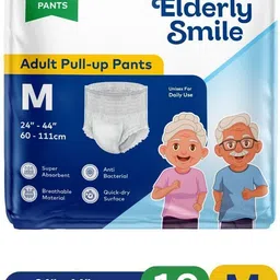 elderly smile Super Absorbent Premium Pull Up Pants | Waist Size (24"-44") | Adult Diapers - M-picture-24