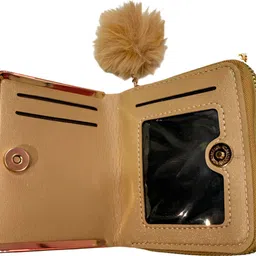 a s fashion Men & Women Casual Khaki Artificial Leather Wallet image 3