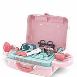 toyvala 3 in 1 Doctor Play Set Pretend Play Learning Educational Medical Toy Tool with Portable Medical Clinic Suitcase & Equipment image 5