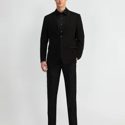 arrow Men Solid Single Breasted Formal Blazer image 4