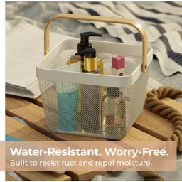 rrplast Multipurpose Rectangular Basket Iron Fruit & Vegetable Basket image 5