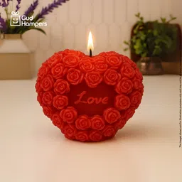 gudhampers Heart of Roses Candle | Love Candle | Valentine's Day Candle-picture-28