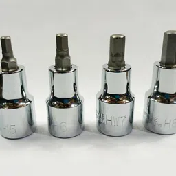 5mm 6mm 7mm and 8mm Allen Hex Socket Set,1/2" Drive, Heavy Duty LNS Socket Set-image-43