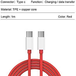 AC POWER Type C 1 m Original 65W Dash Wrap Charging Cable image 4