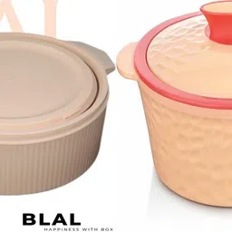 blal Plastic Thermoware Casserole Set | Insulated Hot Pot for Kitchen & Dining Pack of 2 Thermoware Casserole Set-picture-16