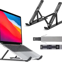 Prefect workmate LightweightLaptopStand Aluminium Floor and Desk Stand Laptop Stand with Adjustable Height Compatible with 26 - 35 cm Laptops-picture-44