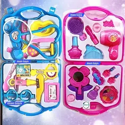 msn combo of doctor set and beauty set toy for kids Bd14-picture-30