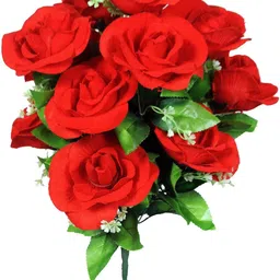 yash enterprises Large Rose 14 Multicolor Rose Artificial Flower-picture-35