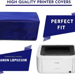 Palap High Quality Dustproof Printer Cover For Canon LBP6030W Printer - Blue Printer Cover image 2