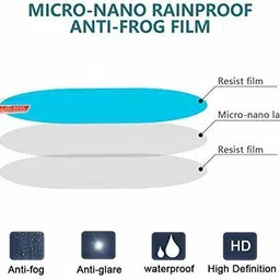 mr fix Anti Fog Anti-Mist Rainproof Protective Film For Side Mirror Car Mirror Rain Blocker image 4