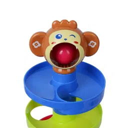 toys r us bruin Toy R Us Roll Ball with 4 Layer Ball Drop Tower Run with Roll Swirl Ramps Set image 3