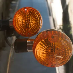 bikebloom Side, Rear, Front Halogen Indicator Light for Kawasaki Boxer image 3