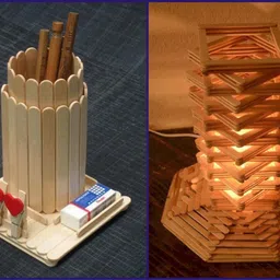 orrish 200 Piece Natural Wooden Ice Cream Sticks image 5