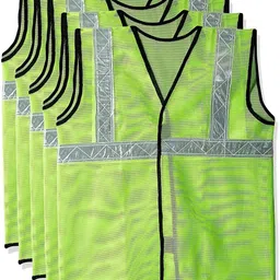 rbgiit Imported Safety Security Reflective Adjustable Vest Belt Gear Stripe Safety Jacket-picture-20
