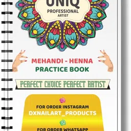 uniq designer Step-by-Step Mahendi Designs and Techniques Comprehensive Guide with Practice Sketch Pad-picture-23
