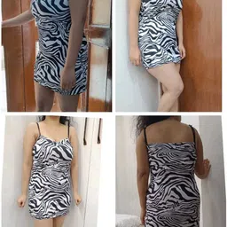 portix Women Night Suit Set Multicolor Self Design image 5