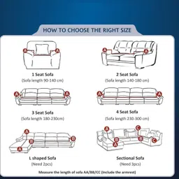 vinsano Polyester 3 Seater Sofa Geometric Cover image 5