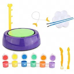 sno Electric Battery Operated Pottery Wheel Set Clay Pot Making Machine Game POT_56 image 2