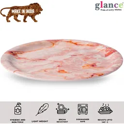 glance Melamine Dinner Plate Set Dinner Plate image 5