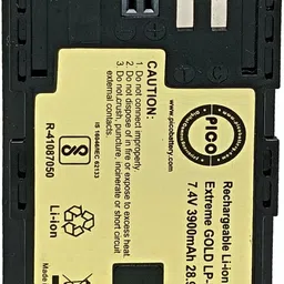 Pico PICO_BATTERY LP-E6/E6N (GOLD) Camera Battery Charger-image-7