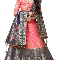 mansvi fashion Self Design Semi Stitched Lehenga Choli-picture-22