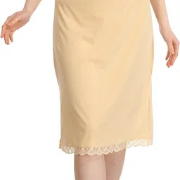 splash Women Solid Straight Beige Skirt-picture-17