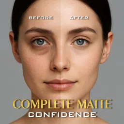 highlight nails New True Matte Finish Dual Compact Powder|Compact Powder With SPF 20 & Vitamin E Compact image 4