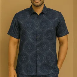 vertusy Shirt Regular Shorts Co-ords Set-picture-19