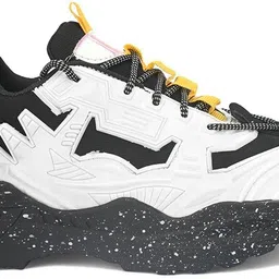 roxanne Black Sport Lace Canvas Trendy Vesca Sneakers For Men image 5