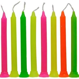 unnatitraders Multicolor Stick Candle | Long Burning Candles for Home, Temple, Birthday, Party Candle image 4