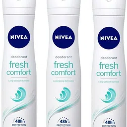 nivea Deo for women 3 set of Fresh Comfor deo for women deo nivia deo for men Body Spray - For Women-picture-15